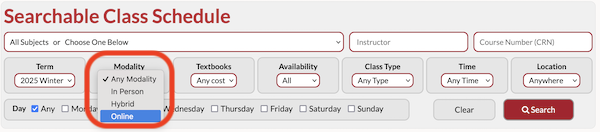 Modality Online