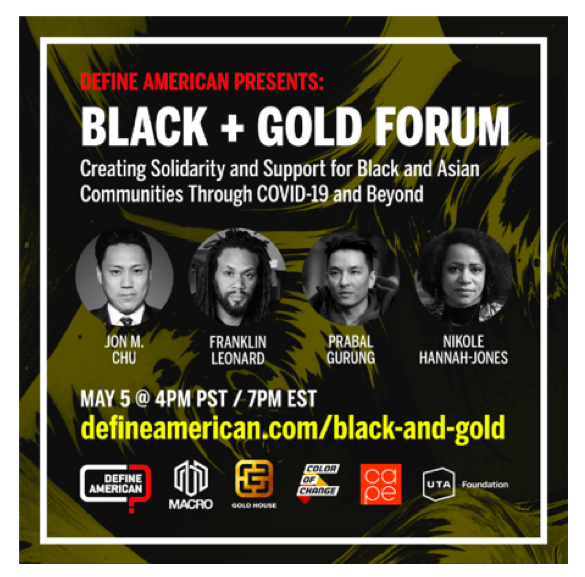 Black and Gold Forum Flyer