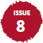 Issue 8 Red splatter graphic