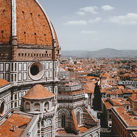 duomo and city background