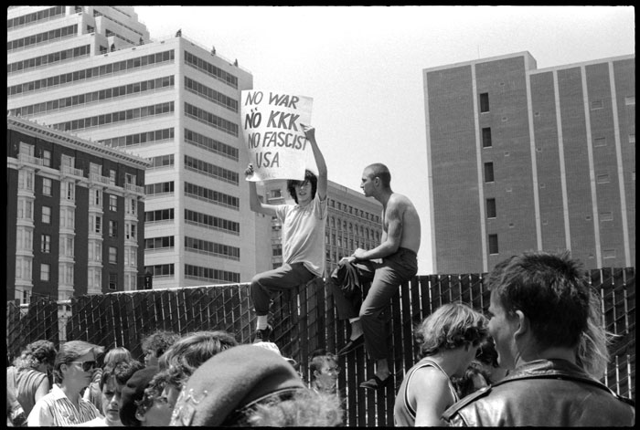 Black & White image showing the 1984 Democratic National Convention, Mission & 3rd