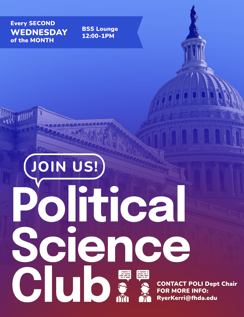 Political science club meets wednesdays 12-1pm bss lounge