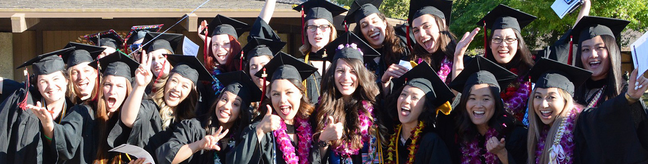 Large group of graduates