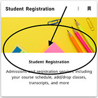 MyPortal Registration Card